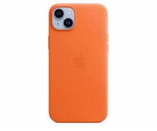 iPhone 14+ Leather Case with MagSafe - Orange