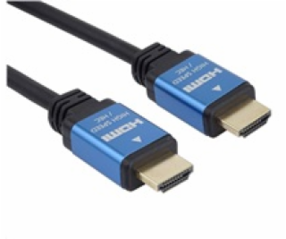 PREMIUMCORD Kabel HDMI - Ultra HDTV, 5m (kovové, zlacené ...