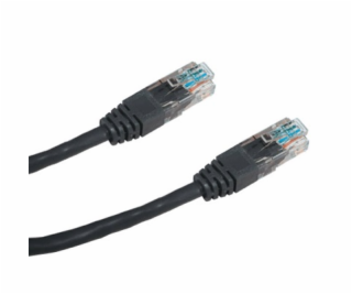 DATACOM Patch kabel UTP CAT5E 1m černý