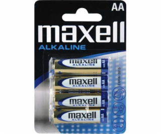 Baterie MAXELL alk. AA/R06, Blistr(4), LR06-4BP