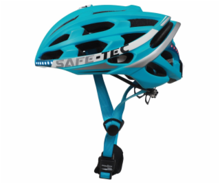 SAFE-TEC Chytrá Bluetooth helma/ Repro/ TYR 2 Turquoise M