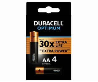 Duracell Optimum alkalická baterie 4 ks (AA)