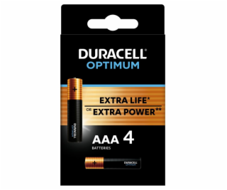 Duracell Optimum alkalická baterie 4 ks (AAA)