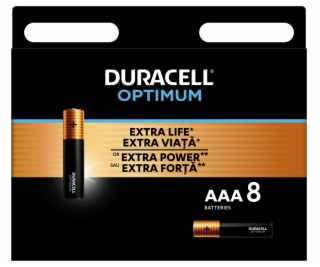 Duracell Optimum alkalická baterie 8 ks (AAA)