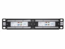 Intellinet Patch Panel, 10 , Cat6, 12-Port, UTP, 1U, černý