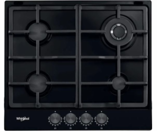 Whirlpool TGML 661 NB 4-burner glass gas hob black