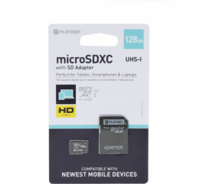 Karta Platinet Pro MicroSDXC 128 GB Class 10 UHS-I/U3 A1 ...