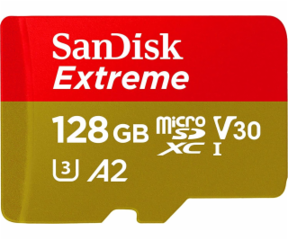 SanDisk microSDXC V30 A2   128GB Extreme A2 C10 V30 UHS-I U3