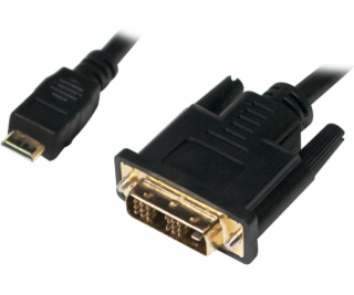 LogiLink HDMI Mini - DVI-D kábel 2m čierny (CHM004)