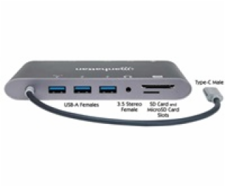 Stacja/replikator Manhattan 7w1 USB-C (152808)