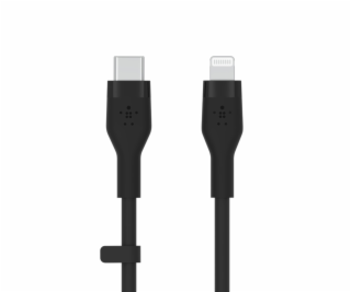 Belkin USB-C kabel s lightning konektorem, 3m, černý - Flex