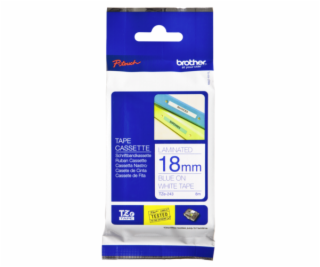 Brother labelling tape TZE-243 white/blue 18 mm