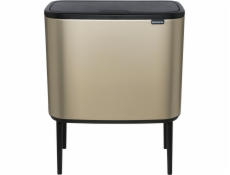 Brabantia Waste Bin Bo Touch Bin Champagne, 11 + 23 L