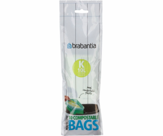 Brabantia PerfectFit Bin Liner compostable Type K, 10L, 1...