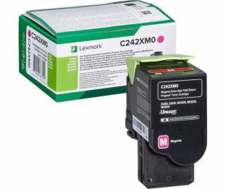 Lexmark C242XM0 Rückgabe-Toner Magenta für ca. 3.500 Seiten