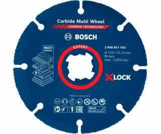 Bosch Expert X-LOCK Carbide MultiWheel Trennscheibe, O 125mm