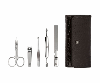 Zwilling CLASSIC INOX Croco Manicure Set, black, 5 pcs.