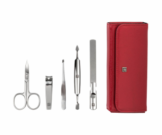 Zwilling CLASSIC INOX Press Stud Case, red, 5 pcs.