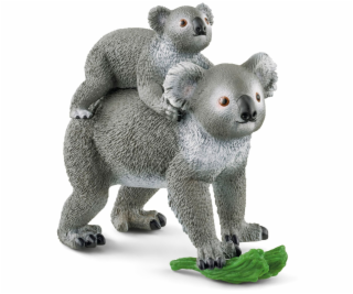 Schleich Wild Life 42566 Koala Mutter mit Baby