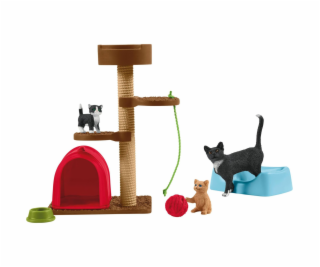 Schleich Farm World 42501 Spielspaß für niedliche Katzen