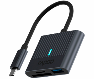 Rapoo USB-C Card Reader grey