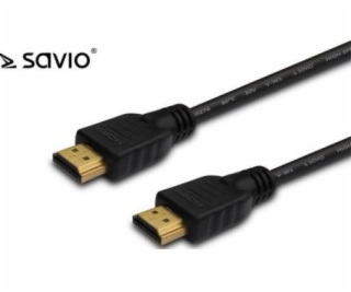 Elmak HDMI - HDMI kábel 2m čierny (SAVIO CL-05Z)