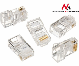 Maclean Plug RJ45 8P8C 5e lankový 100 ks (MCTV-663 kpl)