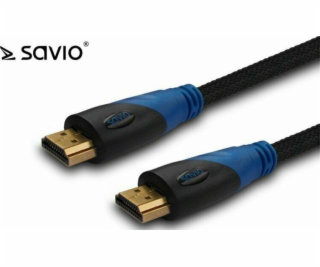 Elmak HDMI kábel - HDMI 1,5 m čierny (SAVIO CL-02Z)