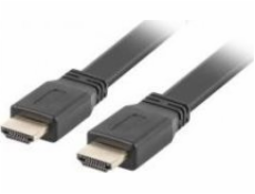 Lanberg CA-HDMI-21CU-0005-BK LANBERG HDMI M/M 2.0 plochý kábel 0,5m 4K čierny