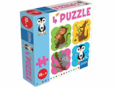 Puzzle z Pingwinem 4 puzle 4 elementy