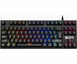 Herná klávesnica BLITZ GK-240L mechanické RGB podsvietenie