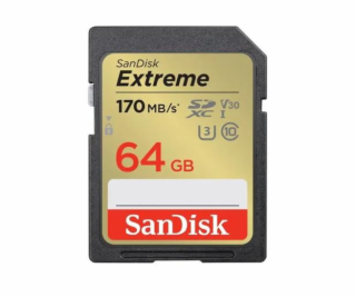 Pamäťová karta Sandisk Extreme 64 GB SDXC 170 MB/s &amp; ...