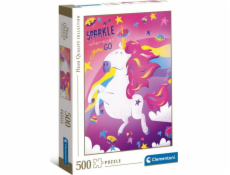 Clementoni Puzzle 500 Hq Fantastic Animals Unicorn