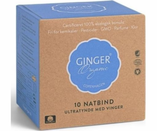 Ginger Bio GINGER ORGANIC_ Hygienické vložky na noc 10 ks