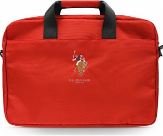 US Polo Bag ASSN US Polo Bag USCB15PUGFLRE 15 červená / č...