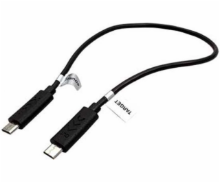 Kábel USB Target microUSB - microUSB 0.3 m Czarny