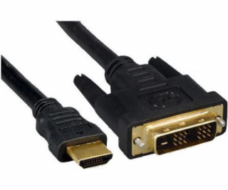 Kábel HDMI - DVI-D 2m czarny