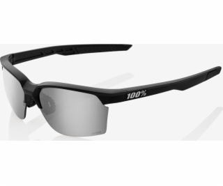 100% Okulary Sportcoupe Matte Black HiPER Silver Mirror Lens