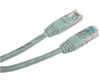 Patchcord Crosover, UTP, Cat.5e, 15m, szary