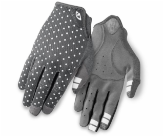 GIRO Cyklistické rukavice La DND dark shadow white dots s...