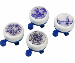 WIDEK Bicycle Bell WHITE COLLECTION DELFT BLUE mix farieb...