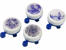 WIDEK Bicycle Bell WHITE COLLECTION DELFT BLUE mix farieb škatule po 12 kusoch (WDK-002712)