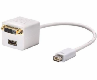 Lindy AV adaptér DVI Mini - DVI-D - HDMI biely (41003)