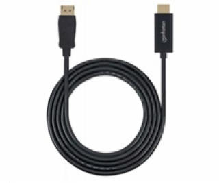 MANHATTAN Kabel DisplayPort na HDMI 1080p, 1m, černý