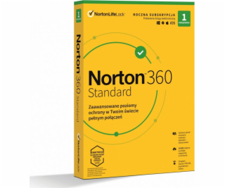 NortonLifeLock Norton 360 Standard 1 year(s)