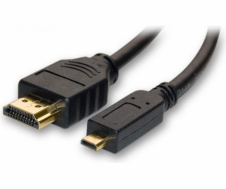 Kábel HDMI Micro - HDMI 2m czarny