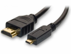 Kábel HDMI Micro - HDMI 2m czarny