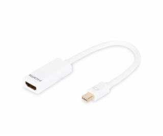 Adapter AV Digitus DisplayPort Mini - HDMI biały (DB-3404...