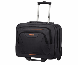 American Tourister AT WORK ROLLING TOTE 15.6" Black/Orange