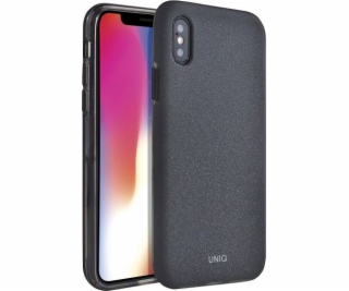 Uniq UNIQ pouzdro Lithos iPhone X / Xs black / uhlově černé